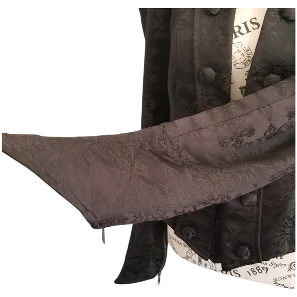 Lip Service — “Flower of Evil” Baroque Blazer (2003, Founder-Era Los Angeles) - Picture 4 of 8